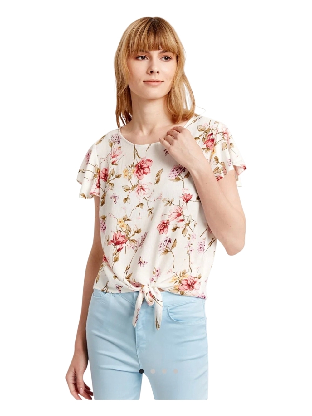 LC WAIKIKI CASUAL ECRU Blouse